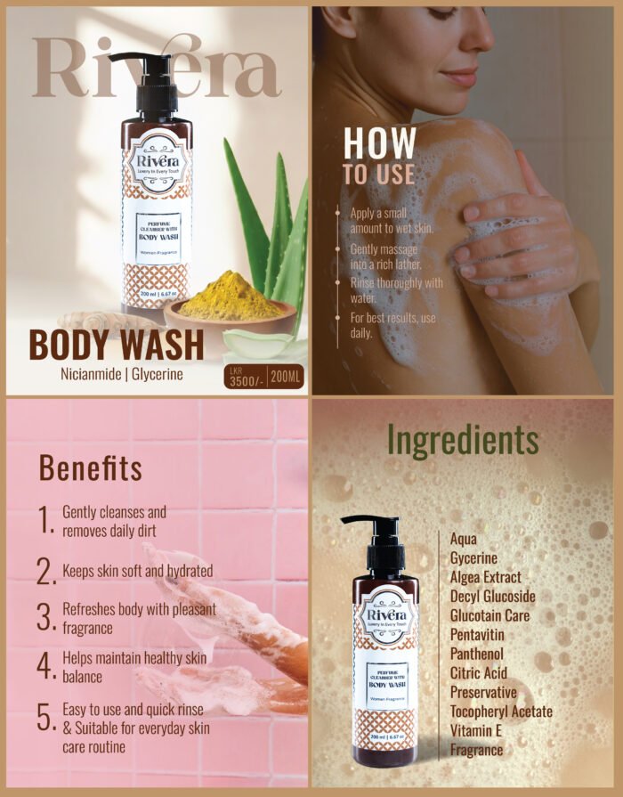 Perfume Cleanser Body Wash For Women - 200ML - Image 6