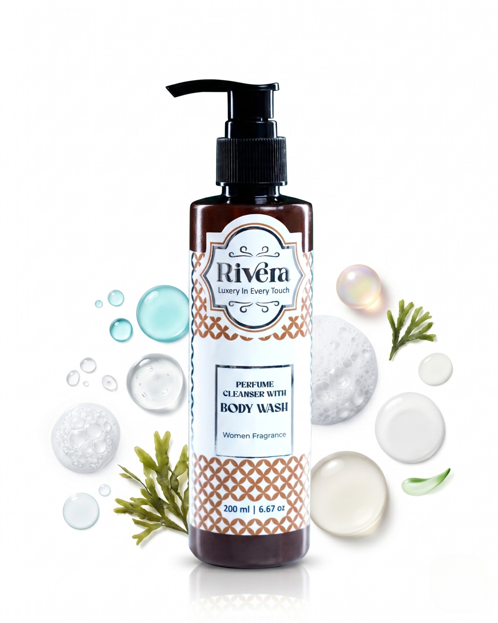 Rivera Posts (7) Perfume Cleanser Body Wash For Women - 200ML - Image 1